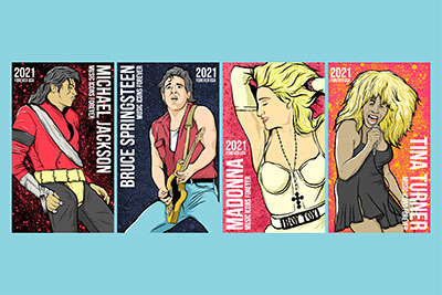 Music Icon Stamps